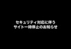 セキュリティメンテナンス完了に伴うサイト再開のお知らせ